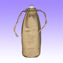 Burlap Wine Bottle Bags