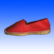 Closed toe flat wedge classic Espadrilles Made of Jute Soles and canvas
